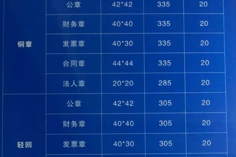 拉薩刻公章需要什么資料，多少錢一個(gè)，要多久？刻制全套印章又要多少錢？