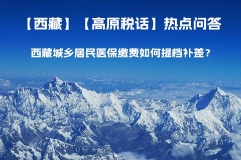 西藏城鄉(xiāng)居民醫(yī)保繳費(fèi)如何提檔補(bǔ)差？