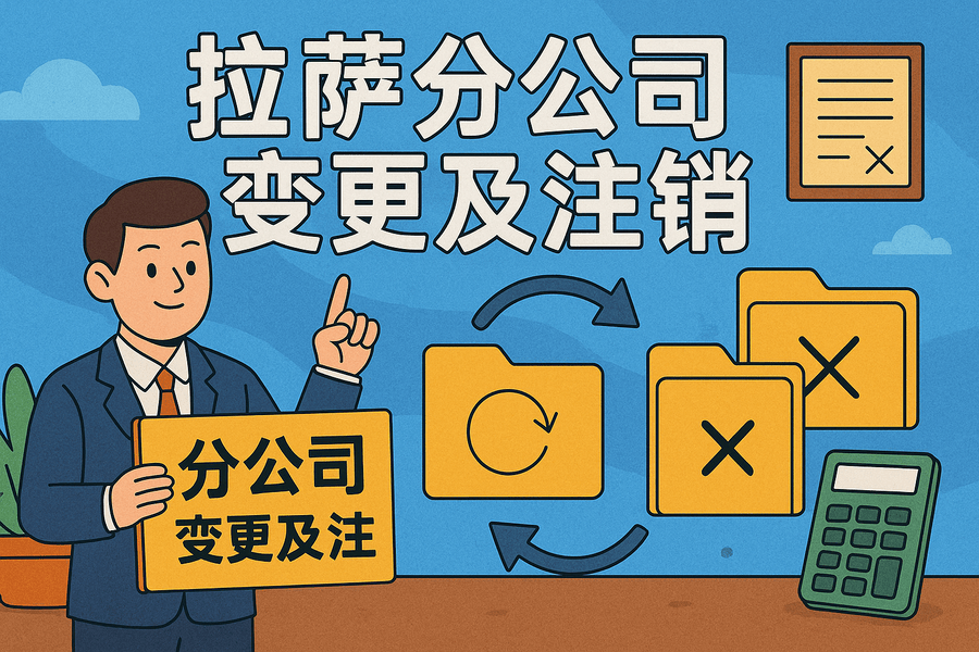拉薩分公司營業(yè)執(zhí)照及印章遺失，如何辦理變更及注銷？